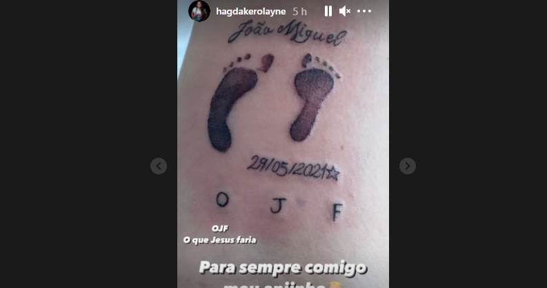 revistapazes.com - Irmã de Whindersson faz tatuagem em homenagem a João Miguel