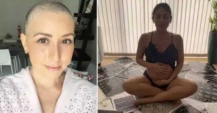 Após 2 tratamentos contra o câncer de mama, mulher engravida e dá à luz linda criança – confira o relato