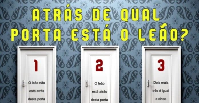 Desafio de raciocínio lógico: Atrás de qual porta está o leão? Menos de 8% acertam!