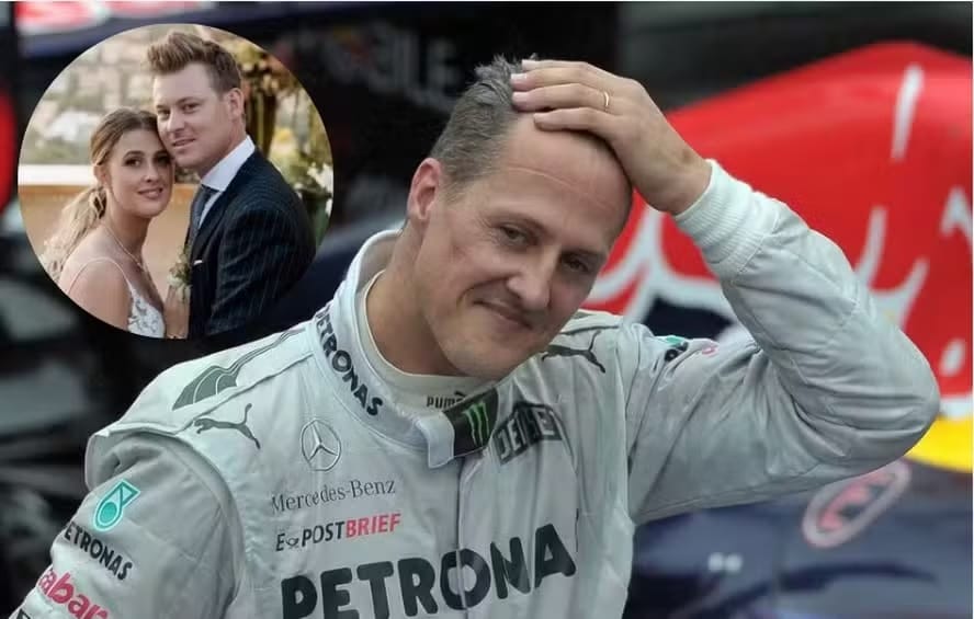 revistapazes.com - Michael Schumacher é visto em público pela primeira vez em 11 anos no casamento da filha Gina