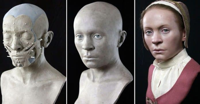 ‘Vampira’ de 400 anos: cientistas reconstroem rosto de mulher enterrada com cadeado e foice na Polônia – veja imagens